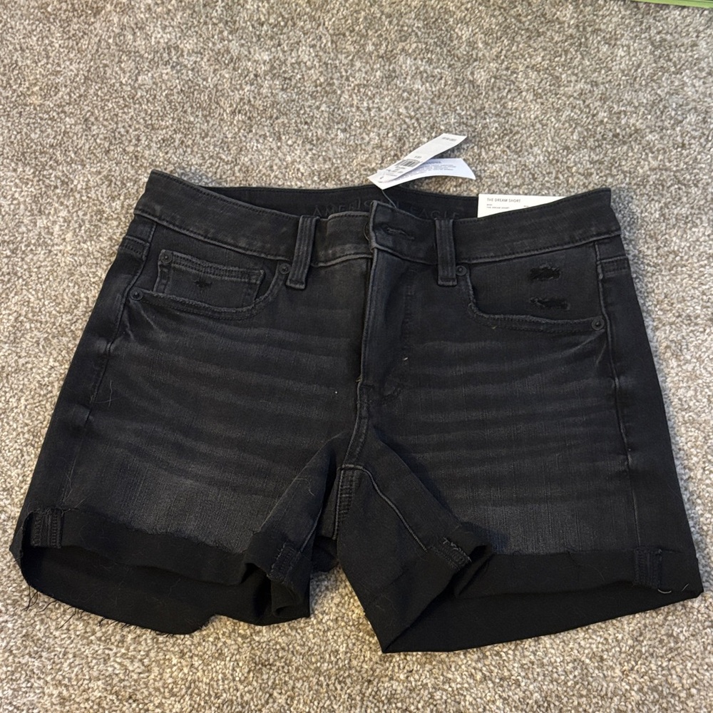 American Eagle Outfitters Black Jean Shorts